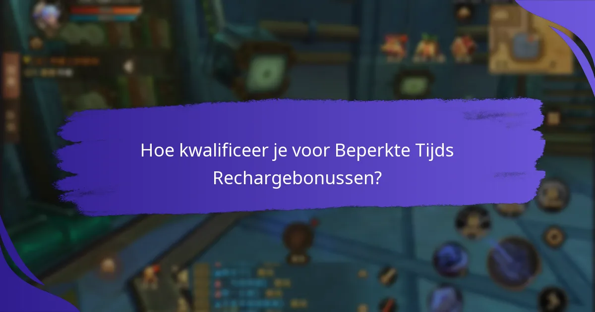 Waarom zijn Urgentie en Speciale Evenementen Belangrijk voor Rechargebonussen?
