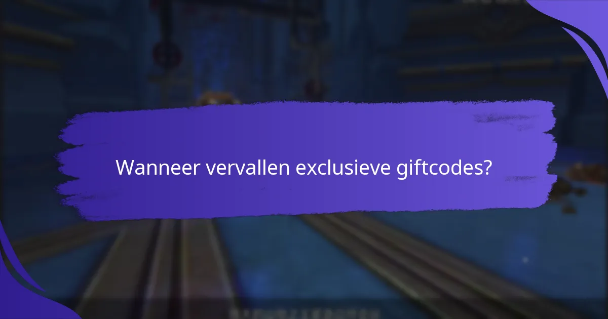 Welke beloningen kan ik verwachten van exclusieve giftcodes?